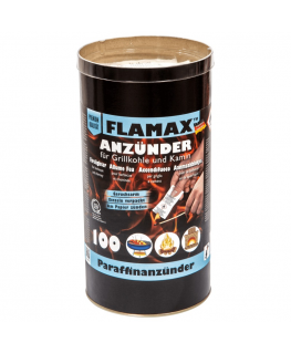 Flamax parafino uždegimo kubeliai popieriniame maišelyje, 100 vnt