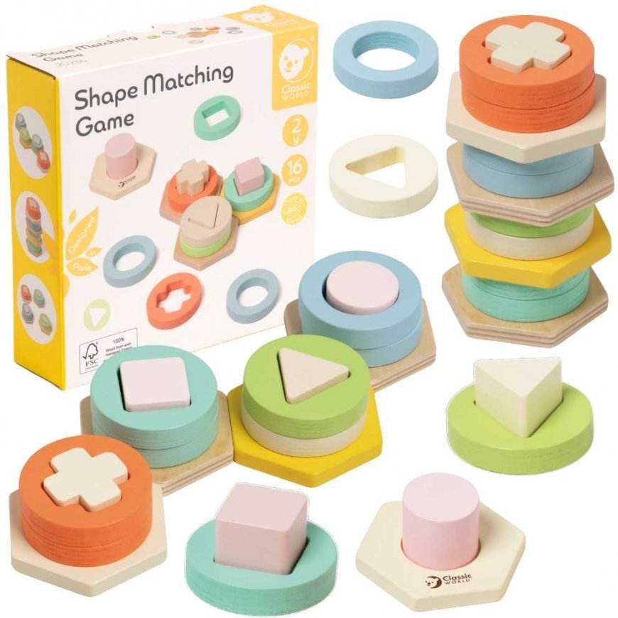 Classic World CLASSIC WORLD Montessori shapes
