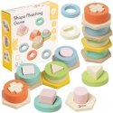 CLASSIC WORLD Montessori formų ir spalvų rūšiavimo dėlionės bokštas CLASSIC WORLD Montessori formų ir spalvų rūšiavimo dėlionės bokštas