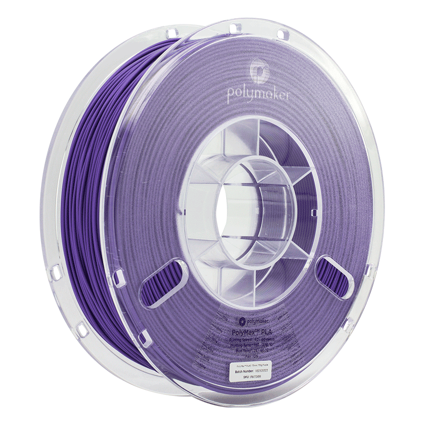 Polymaker PolyMax Tough PLA - 0,75 kg - 1,75 mm - Violetinis