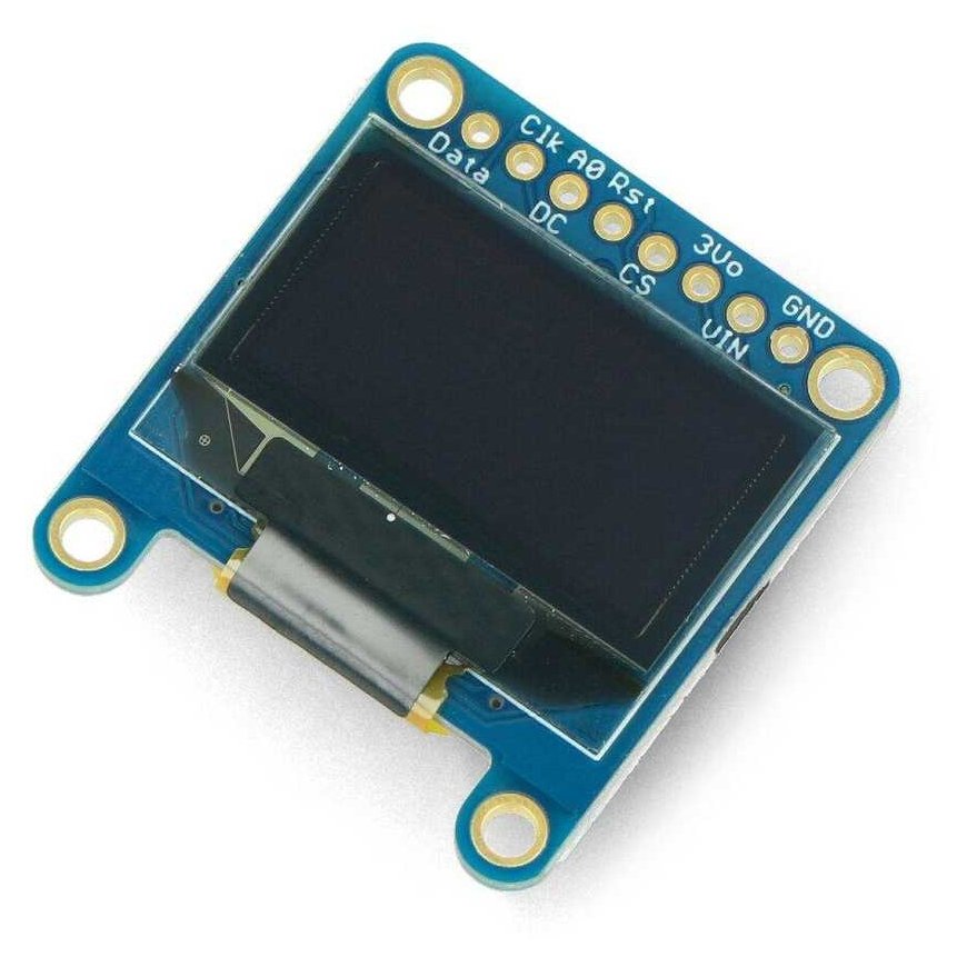 Monochrome graphic OLED display 0.96" 128x64 px, I2C / SPI, Adafruit 326