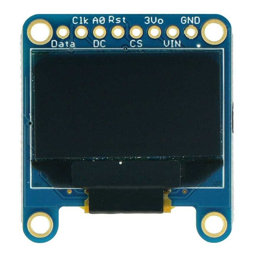 Monochrome graphic OLED display 0.96" 128x64 px, I2C / SPI, Adafruit 326 – 2
