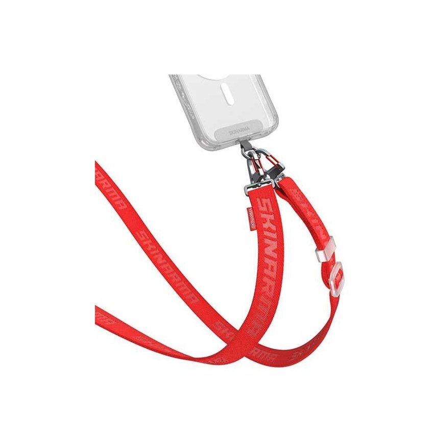 Skinarma Scout universal phone case with red strap – 2