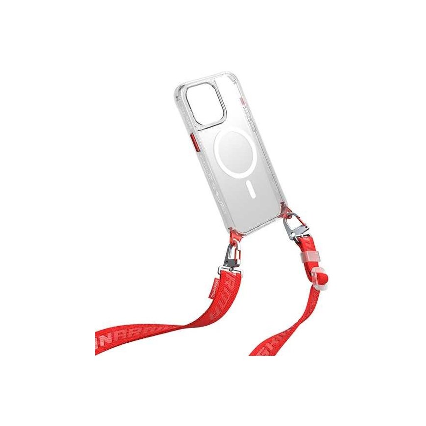 Skinarma Scout universal phone case with red strap – 3