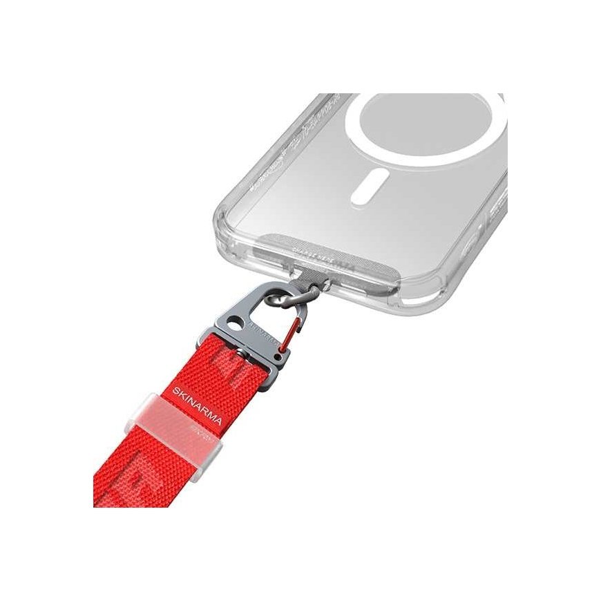 Skinarma Scout universal phone case with red strap – 5