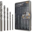 Ruthex drilling set for threaded inserts – M2, M2.5, M3, M4, M5, M6 and 1/4