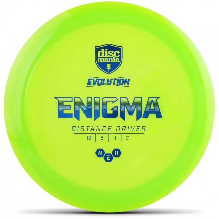 Diskgolfo diskas Distance Driver NEO ENIGMA Evolution Green – 2