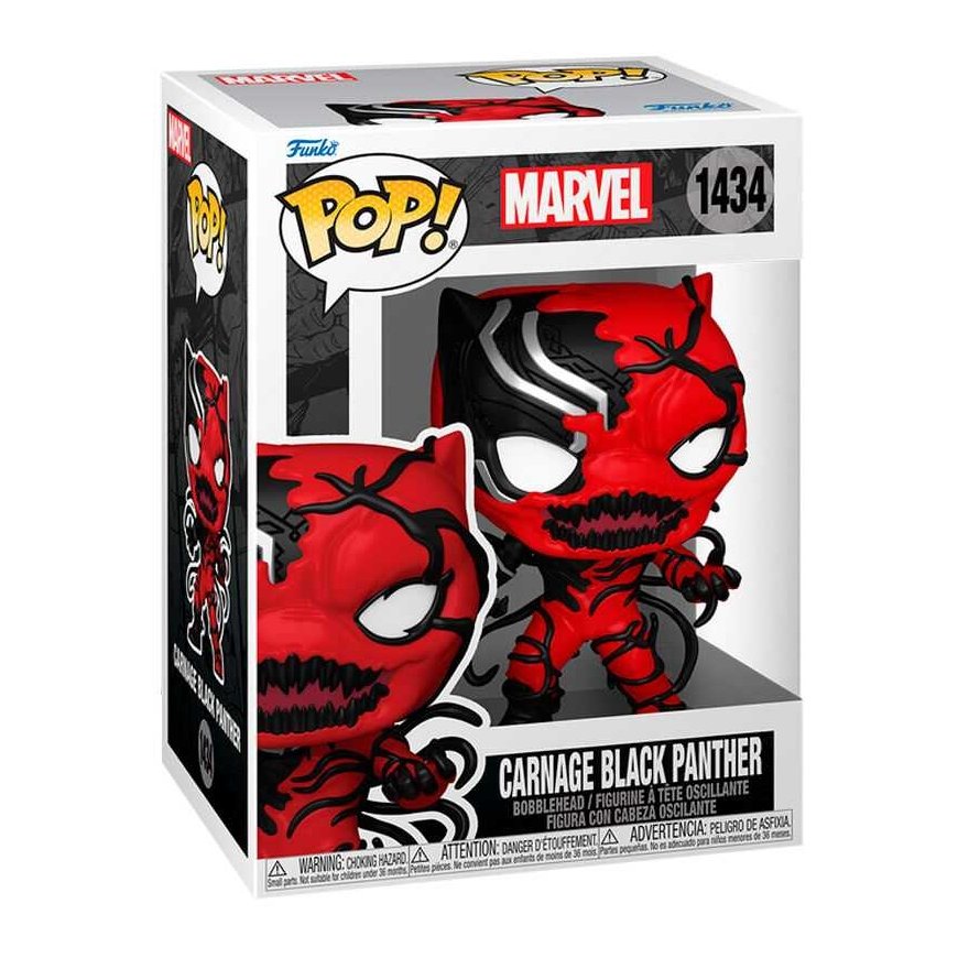 Funko POP -figuuri Marvel Carnage Musta Panther