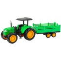 Lean Toys RC Green Remote Controlled Farm Tractor With Trailer Lean Toys RC Green Remote Controlled Farm Tractor With Trailer
