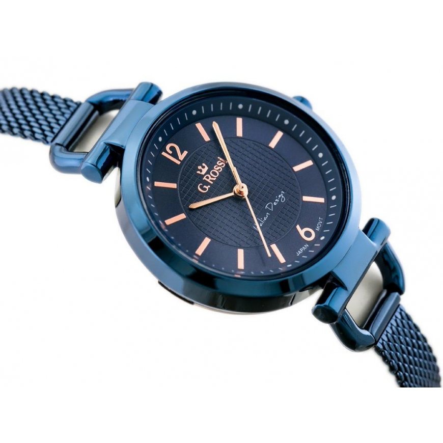 Watch for women G. ROSSI - LESTI - 3652B (zg772h) - blue + box – 5