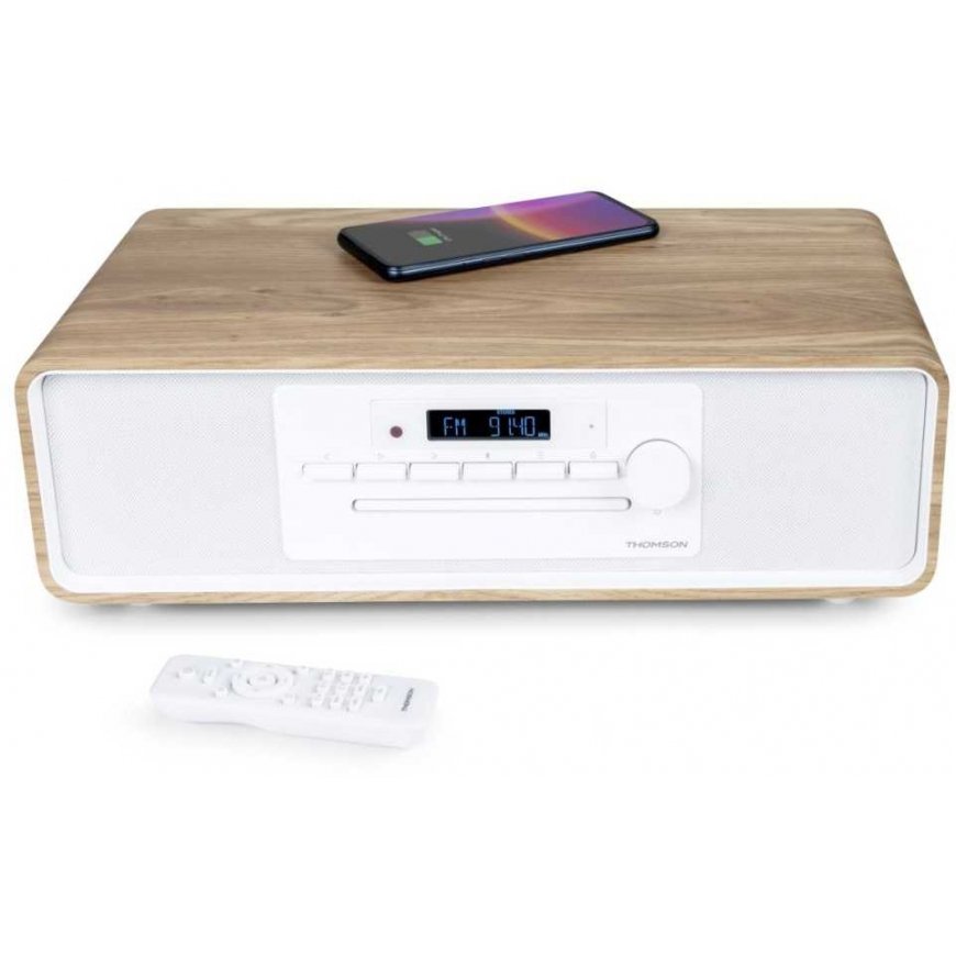 Thomson MIC301IDABBT - Micro system with CD/MP3/USB FM/DAB+ and Bluetooth - white