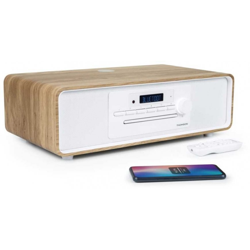 Thomson MIC301IDABBT - Micro system with CD/MP3/USB FM/DAB+ and Bluetooth - white – 4