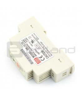 Maitinimo šaltinis Mean Well DR-15-12 montuojamas ant DIN bėgio 12V 1.25A 15W