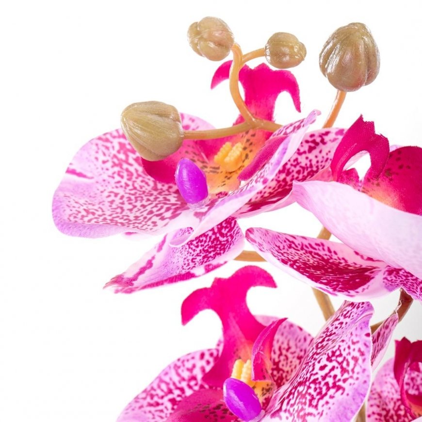 Artificial flower FALENI in violet color, modern style ameliahome – 3