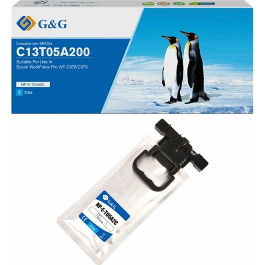 G&G ühilduv tint / värv su C13T05A200, NP-E-T05A2C-A, tsüaan, 20000s – 2