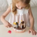 CLASSIC WORLD wooden birthday cake for cutting, 19 pcs. CLASSIC WORLD wooden birthday cake for cutting, 19 pcs.