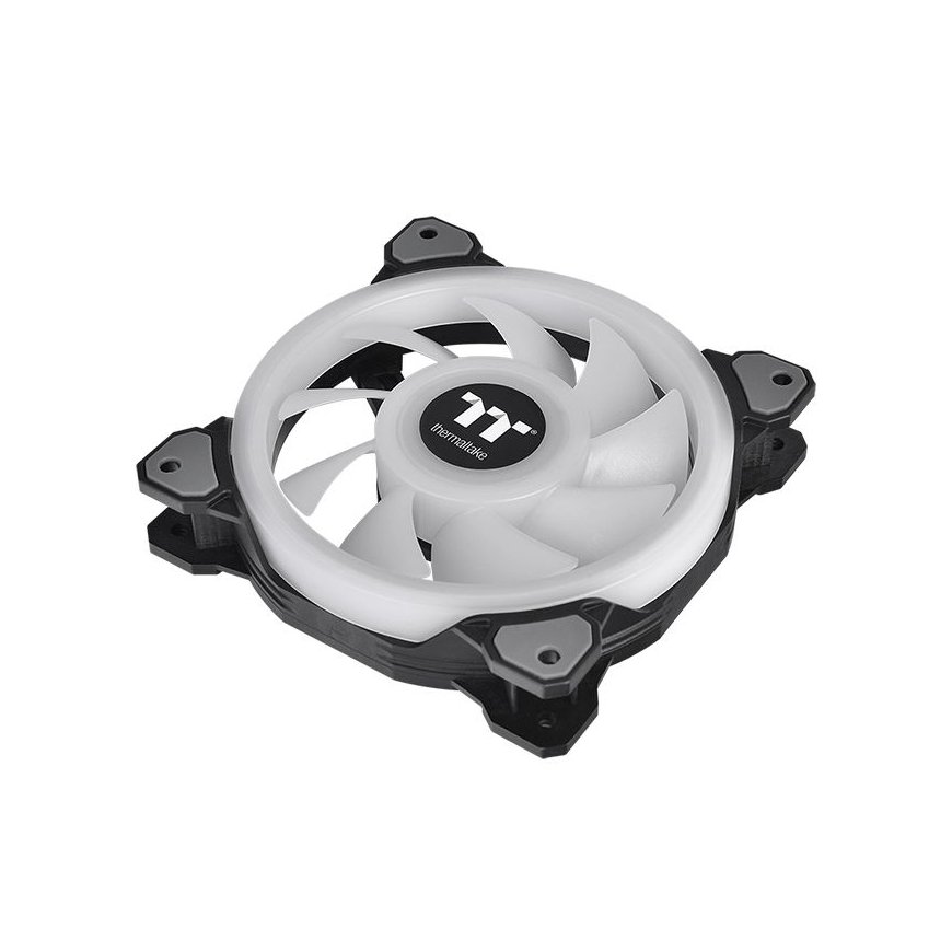 Thermaltake Riing Quad 12 RGB Tietokonekotelo Tuuletin 12 cm musta – 3