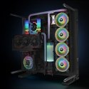 Thermaltake Riing Quad 12 RGB Kompiuterio korpusui Ventiliatorius 12 cm Juoda Thermaltake Riing Quad 12 RGB Kompiuterio korpusui Ventiliatorius 12 cm Juoda
