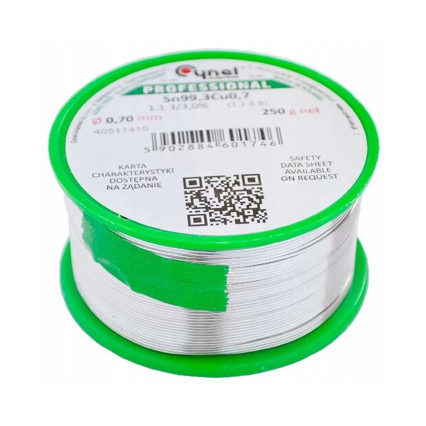 Lydmetalli Cynel LC99.3 250g/0.7mm - ilman lyijyä – 3