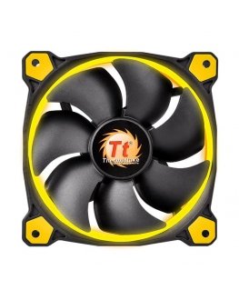Thermaltake Riing 14 Computer case Fan 14 cm Black, Yellow