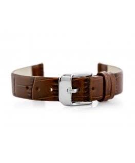 Pacific W57 leather watch strap - dark brown - 12mm