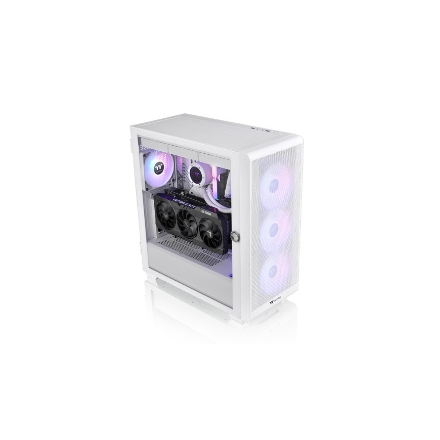 Thermaltake S250 TG „Midi Tower“ Balta – 5