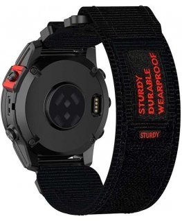 4Wrist Velcro strap Garmin 20 mm - black