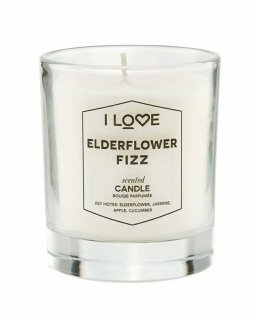 I love I Love, sparkling hawthorn flower, raspberry scented candle, 160 g, unisex