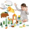 CLASSIC WORLD puidust klotside komplekt "Metsamaailm" 50 tk.