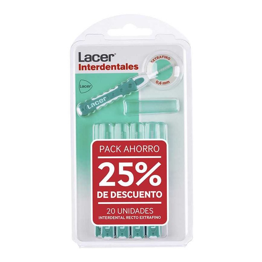 Lacer INTERDENTAL STRAIGHT extra fine assorted 2 x 10 units