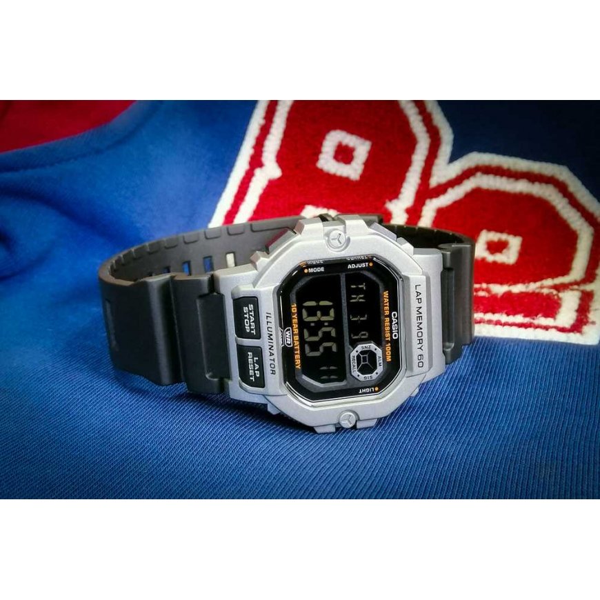 CASIO Sports WS-1400H-1B VYRIŠKAS LAIKRODIS + DĖŽĖ – 4