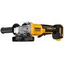 akumulatora bezsuku leņķa slīpmašīna, 125mm, 18V, XR, DEWALT [DCG408N-XJ]