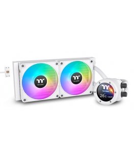 Thermaltake TH280 V2 Ultra EX ARGB Procesors Universāls šķidruma dzesētājs 14 cm Balts 1 pcs