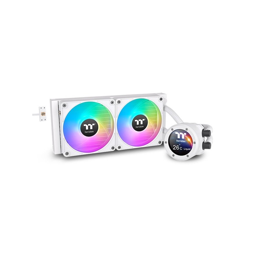 Thermaltake TH280 V2 Ultra EX ARGB Процессор All-in-one liquid cooler 14 cm Белый 1 шт