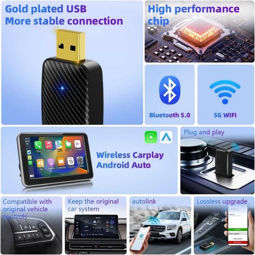 Wireless CarPlay/Android Auto adapter Reach U4 black – 2