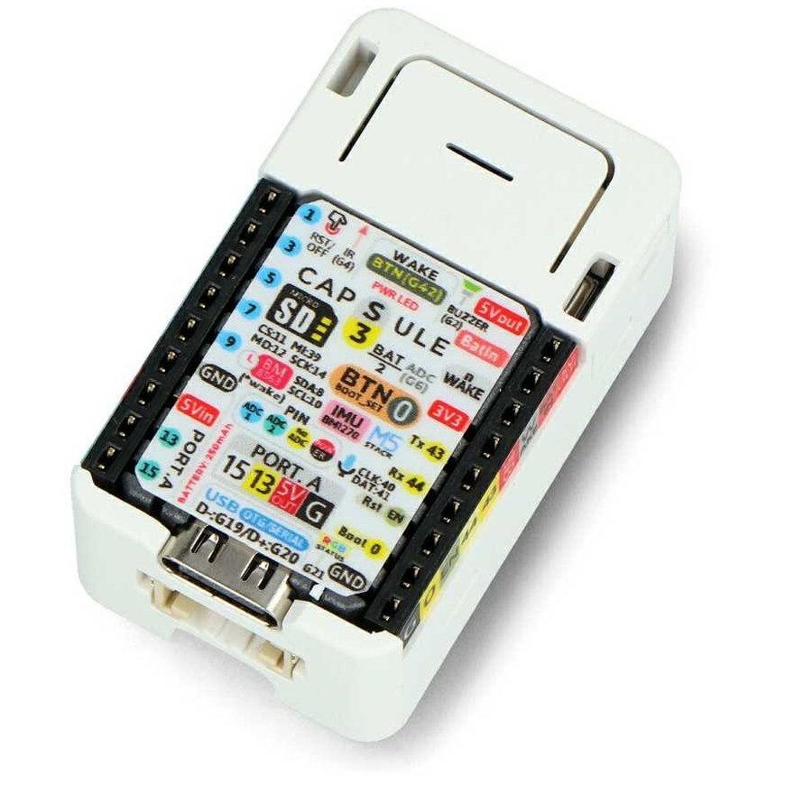 M5Capsule Kit - kehitysalusta M5Stamp S3:lle - M5Stack K129
