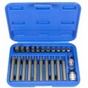 Condor Werkzeug C1011/1 3/8''+1/2'' Torx T10-55 23 pcs. set of screw bits. Condor Werkzeug C1011/1 3/8''+1/2'' Torx T10-55 23 pcs. set of screw bits.