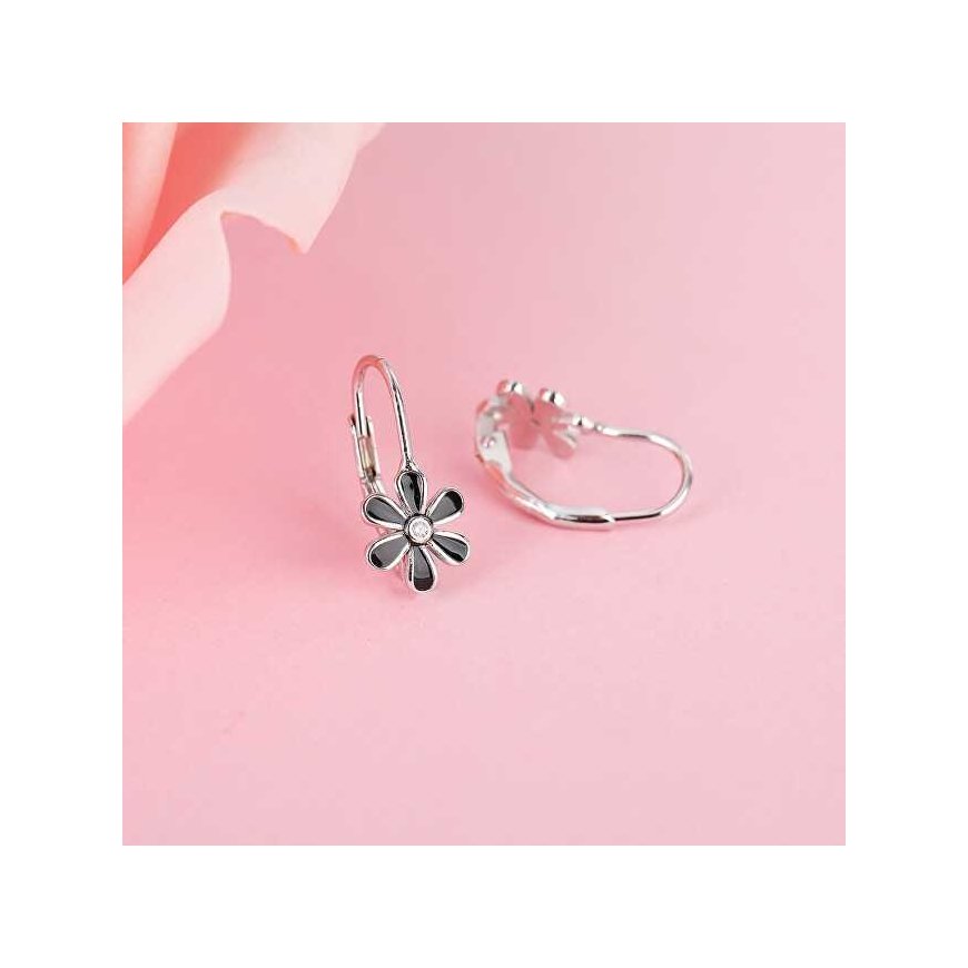 Moiss Delicate silver earrings Flowers E0000156 – 2