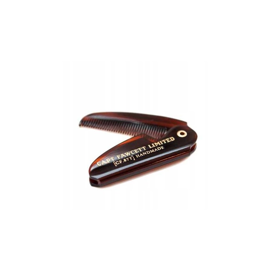 Captain Fawcett Gift Set with Wax and Folding Moustache Sandalwood – 4