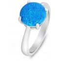 Brilio Silver Brilio Silver Charming silver ring with opal RI105WB Brilio Silver Brilio Silver Charming silver ring with opal RI105WB
