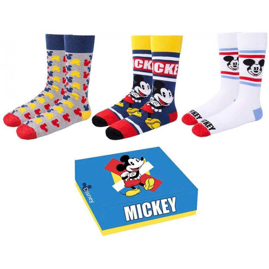 CERDÁ Disney Mickey pakka 3 sukkia