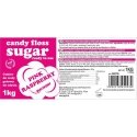 Gsg24 Sugar cotton candy GSG1008755, raspberry flavor, 1kg Gsg24 Sugar cotton candy GSG1008755, raspberry flavor, 1kg