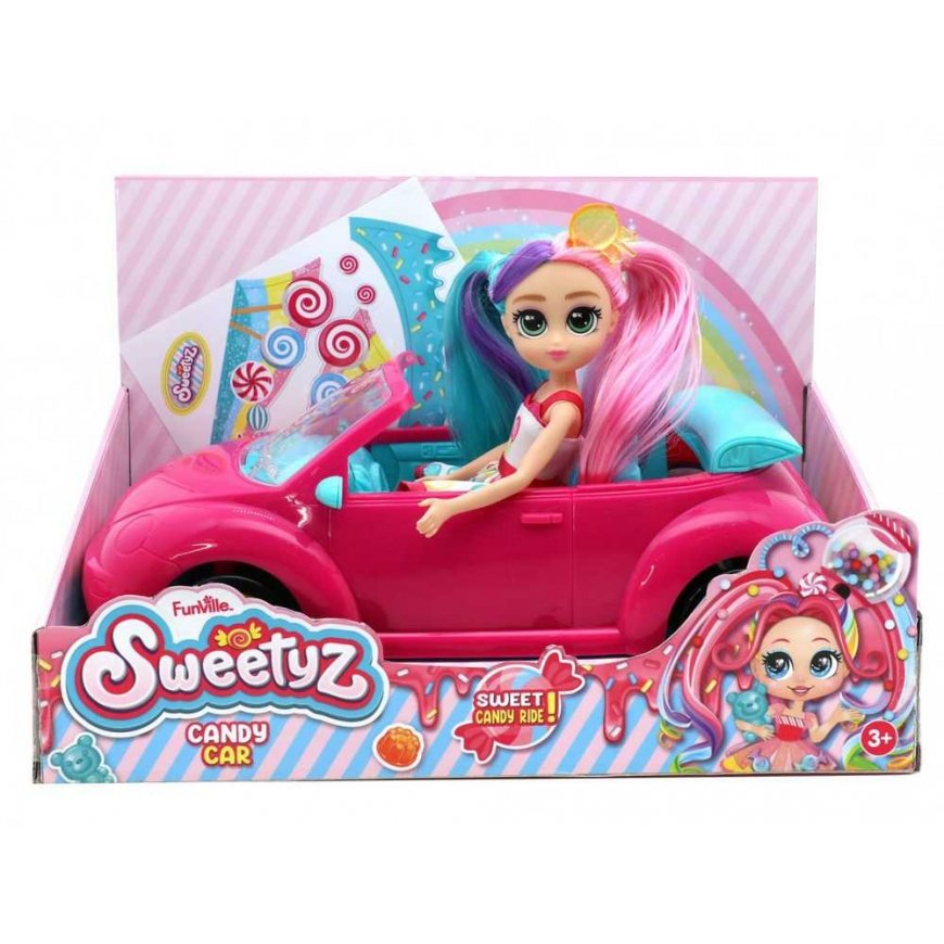 CONVERTIBLE CAR AND DOLL, SWEETYZ