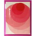 ART Wall painting WALLY 60x80cm, pink circle, acrylic ART Wall painting WALLY 60x80cm, pink circle, acrylic