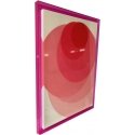 ART Wall painting WALLY 60x80cm, pink circle, acrylic ART Wall painting WALLY 60x80cm, pink circle, acrylic
