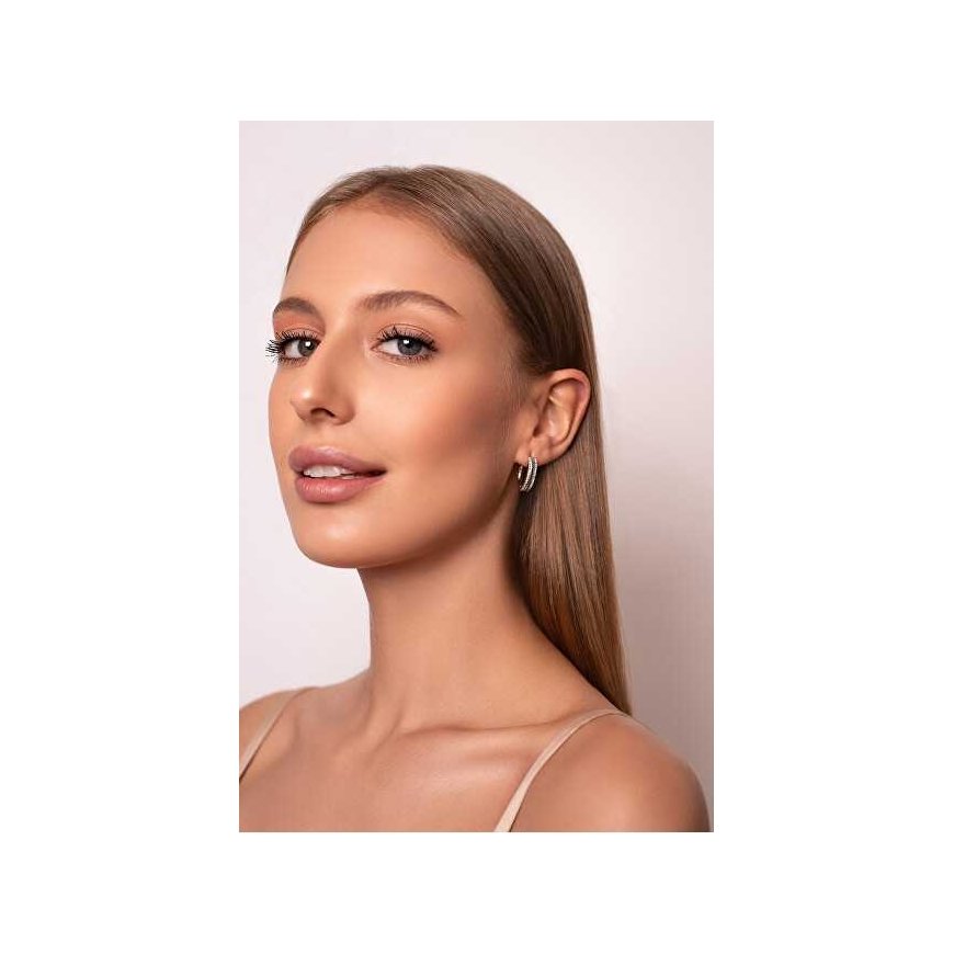 Brilio Silver Charming silver earrings with zircons LME299 – 2