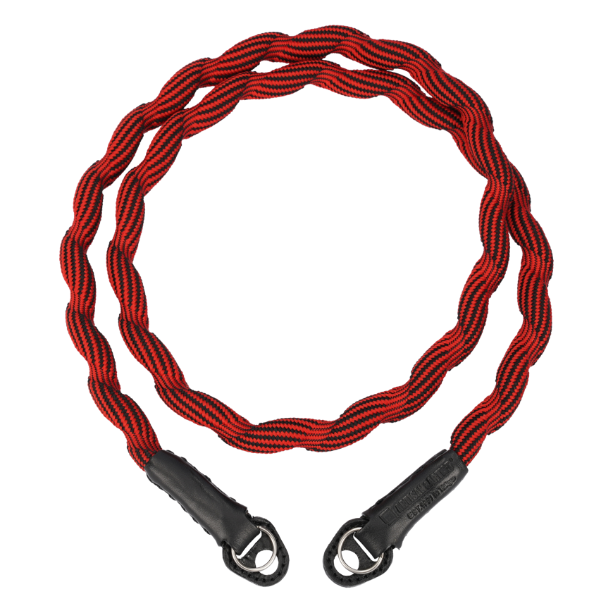 ARTISANARTIST Artisan & Artist I ACAM-707 I Spiral Cord Strap, Red/Black