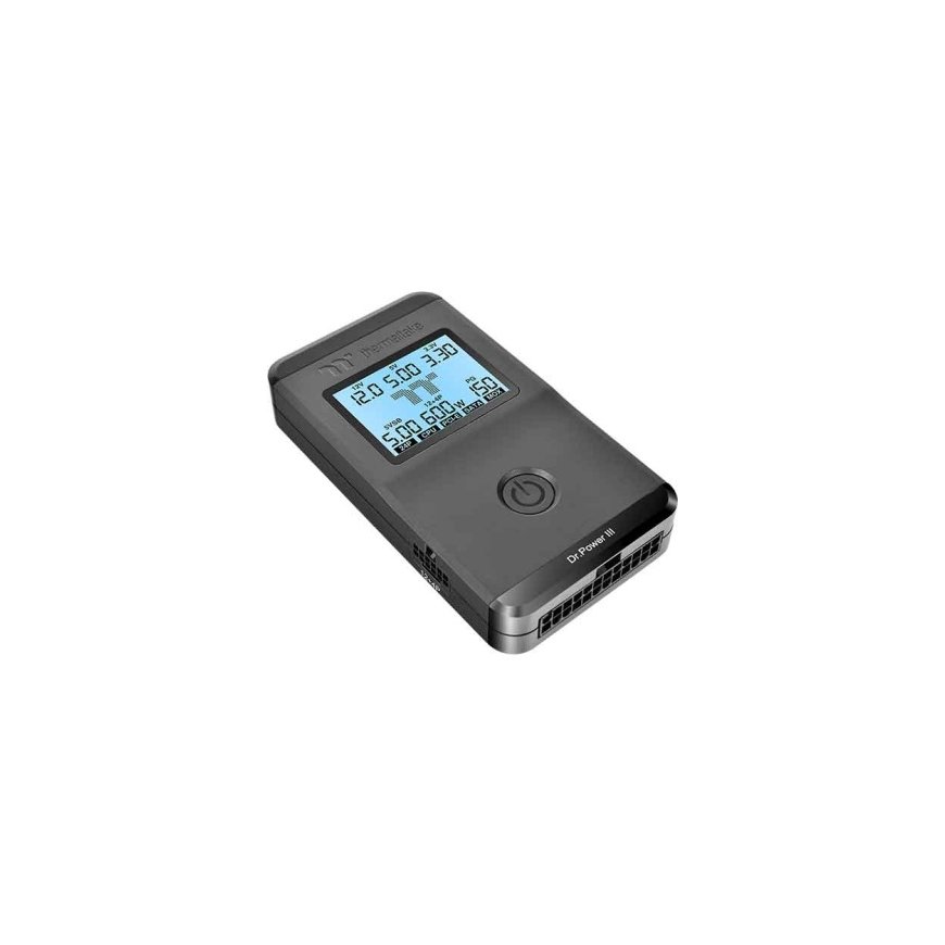 Thermaltake Dr. Power III maitinimo šaltinių testeris Juoda – 2