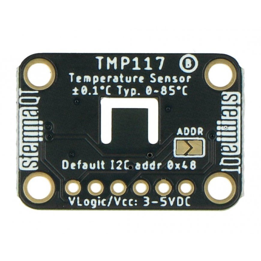TMP117, I2C temperatūros jutiklis, didelio tikslumo, STEMMA QT / Qwiic, Adafruit 4821 – 3