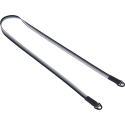 ARTISANARTIST Artisan & Artist I ACAM-312A I Ayatake Gradation Silk cord strap, Black/Silver ARTISANARTIST Artisan & Artist I ACAM-312A I Ayatake Gradation Silk cord strap, Black/Silver